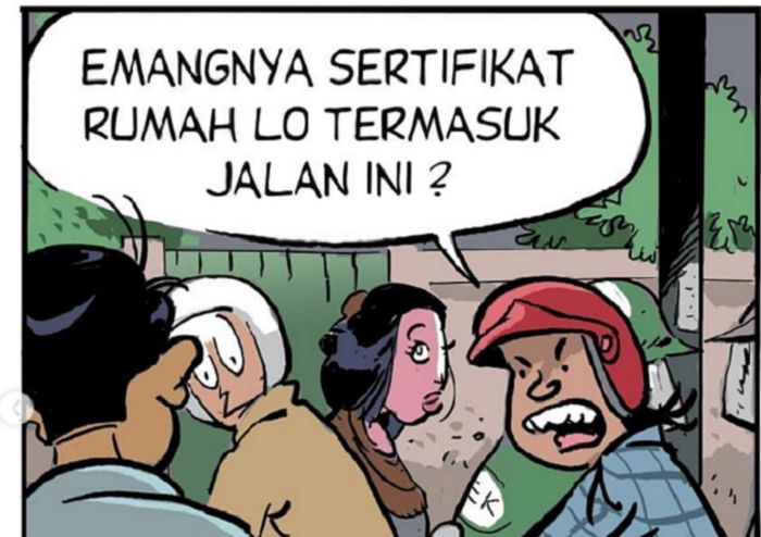 Komik sindir pemilik mobil gak punya tempat parkir