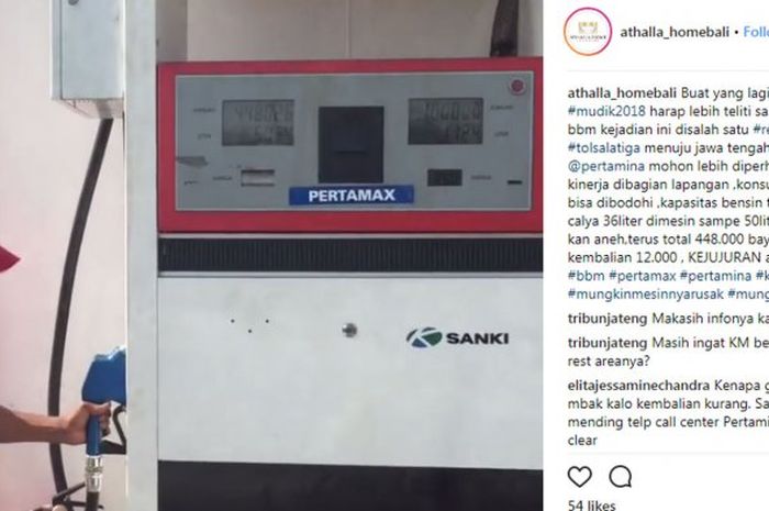 SPBU Pertamina di rest area jaln tol Salatiga