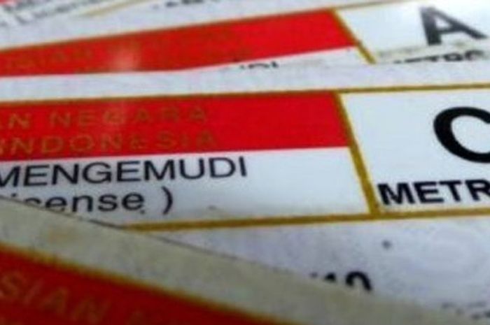 Ilustrasi SIM kendaraan.