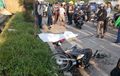 Honda Brio Terbang dan Terjang Pemotor, Satu Tewas, Begini Kronologinya