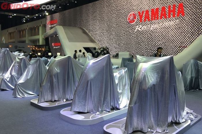 Ilustrasi deretan motor baru Yamaha