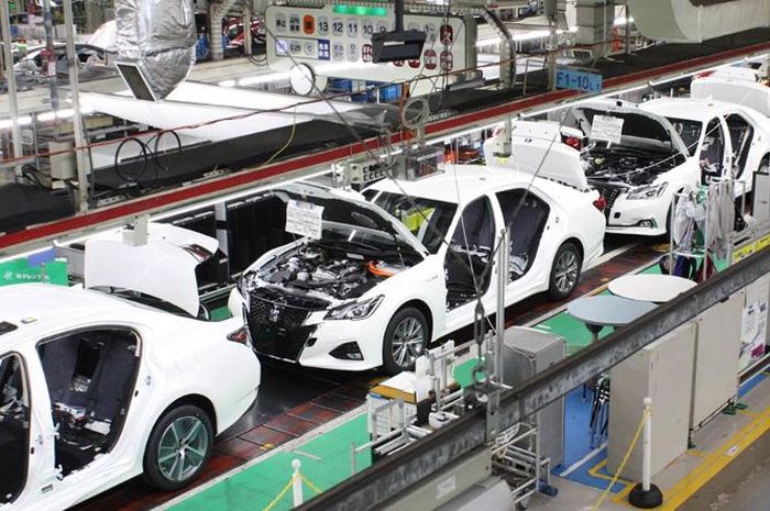 Ilustrasi pabrik Toyota