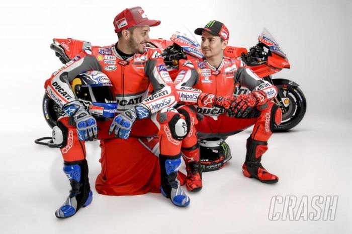 Duo rider Ducati kompak