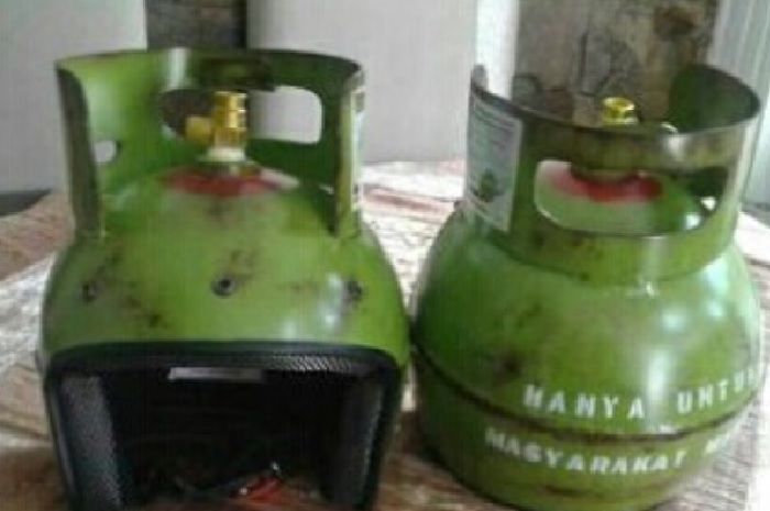 Helm ala tabung gas 3 Kg