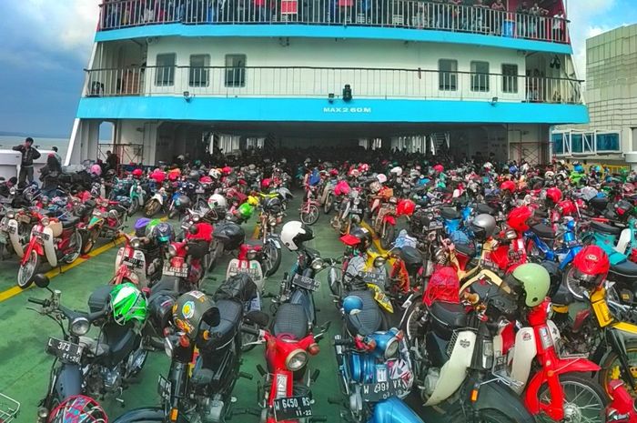 Sebanyak 750 Honda C series berangkat ke Lombok