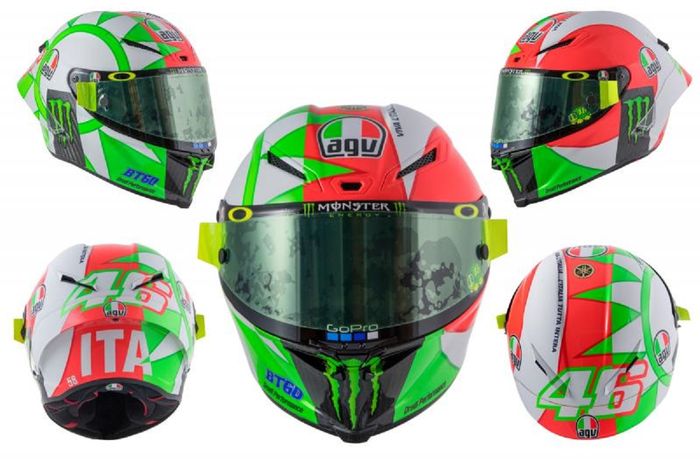 Warna baru helm Rossi di Mugello