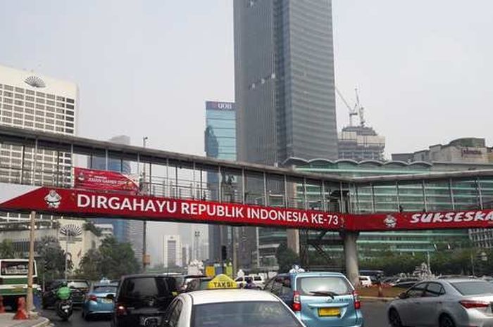 JPO Bundaran Hotel IndonesiaI dibongkar 30 Juli hingga 2 Agustus mendatang