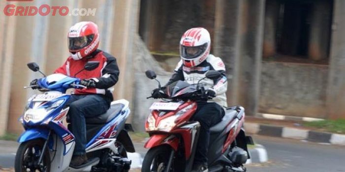 Komparasi Yamaha Xeon RC vs Honda Vario Techno