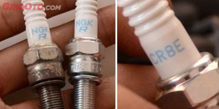 Busi Suzuki Satria FU 150 berkode CR8E bisa dipakai sebagai busi sekunder (busi kanan dan kiri) Bajaj Pulsar 200NS