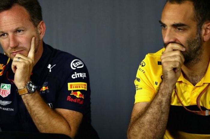 Christian Horner dan Cyril Abiteboul