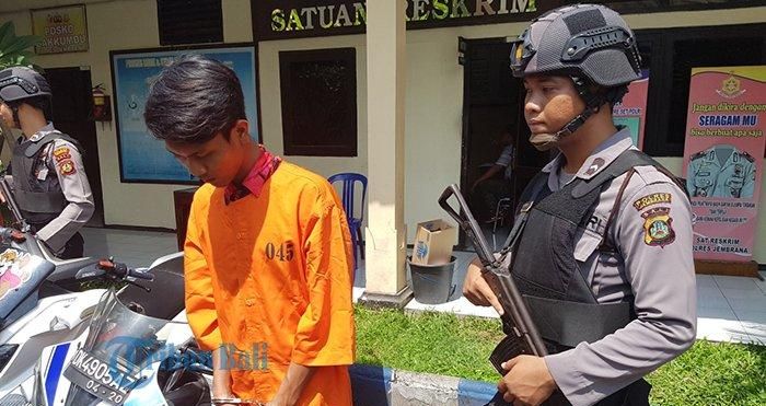 Pelaku maling Yamaha R15 di Jembrana, Bali