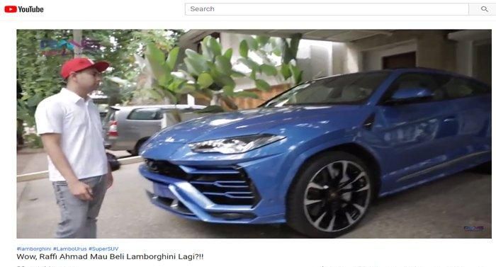 Raffi Ahmad mereview Lamborghini Urus 