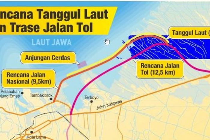 Rencana jalur tol laut Semarang