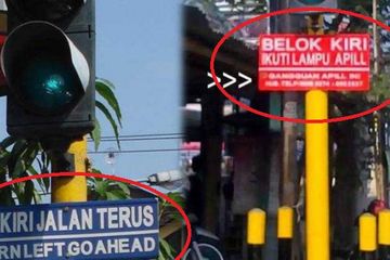 Rambu Lalu Lintas Kocak