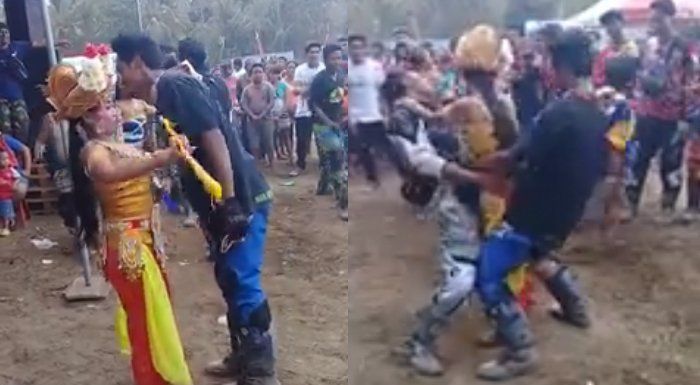 Pelecehan penari oleh biker