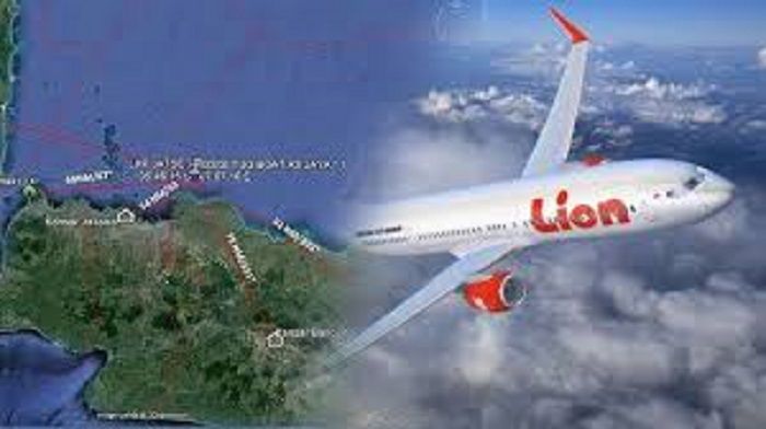 Ilustrasi Pesawat Lion Air jatuh di Karawang, Jawa Barat