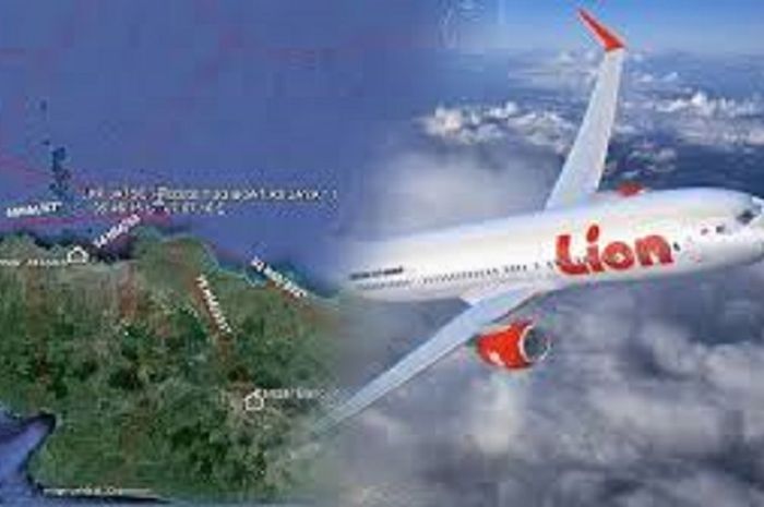 Ilustrasi Pesawat Lion Air jatuh di Karawang, Jawa Barat