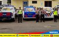 Mantap! Mobil Dinas Polisi di Pasangi Stiker Untuk Dukung Asian Games 2018