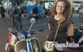 Saking Cintanya Sama Vespa, Ada Bule Asal Perancis Rela Pindah ke Indonesia