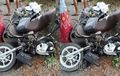 Tragis, Melaju Terlalu ke Kanan, Scoopy Remuk Lawan Truk
