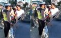 Tegang, Adu Mulut Polisi Vs Pemilik Toyota Agya, Sampai Saling Dorong
