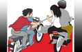 Mengenaskan, Jambret Gagal Malah Jatuh Dari Motor Tewas Terlindas