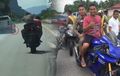 Detik-detik Biker Bantu Polisi Kejar Pelaku Tabrak Lari, Berasa Nonton Film