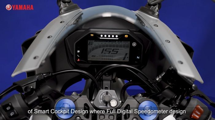 Speedometer Yamaha R15M punya dua tampilan yaitu Street Mode dan Track Mode