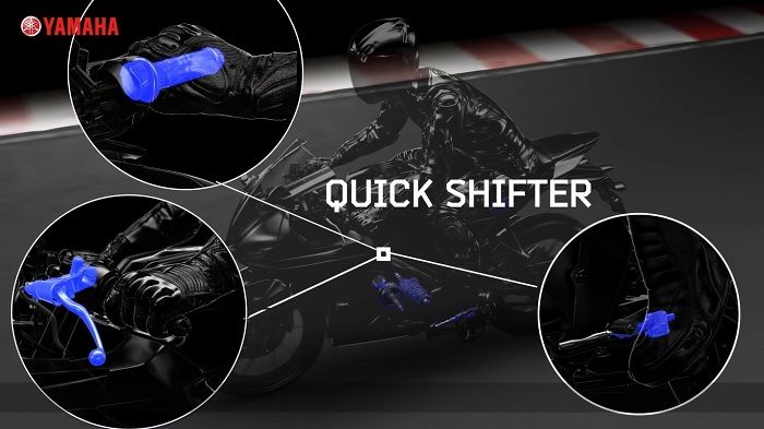 Yamaha R15M kini dilengkapi dengan Quick Shifter