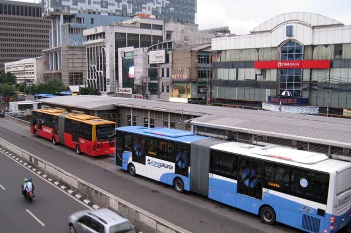 Ilustrasi Bus Transjakarta