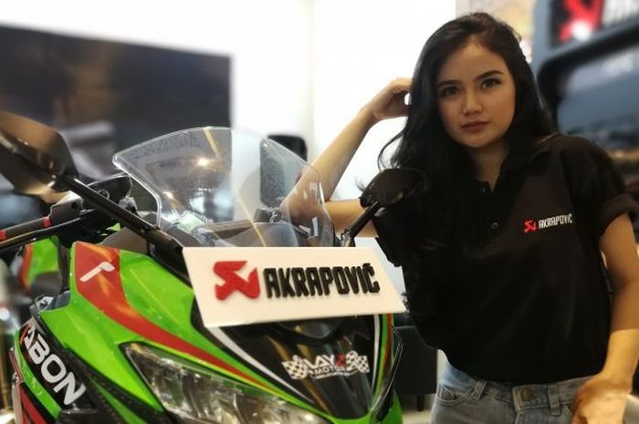 Ada dua jenis knalpot untuk Kawasaki Ninja 250 ini, yakni Carbon (Slip-on) dan Titanium