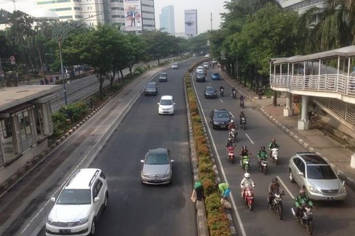 Ada beberapa perubahan ruas jalan ganjil genap