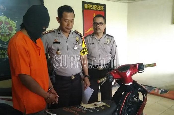 Maling Motor berhasil di ringkus polisi di Kota Malang