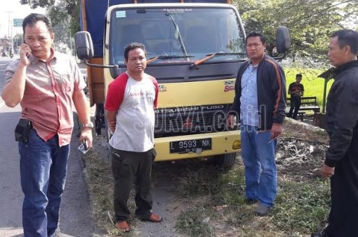 Pencuri truk di Mojokerto ditangkap tanpa perlawanan