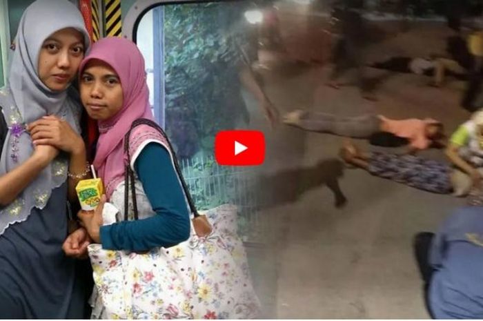 kakak adik Elvi dan Pipit alami kecelakaan di Dolopo, Madiun, Jumat (1/06/2018) malam.