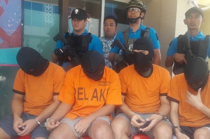 Empat kurir narkoba diringkus Polresta Bandara Soekarno Hatta