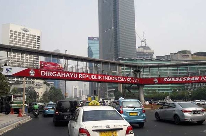 JPO Bundaran Hotel IndonesiaI dibongkar 30 Juli hingga 2 Agustus mendatang