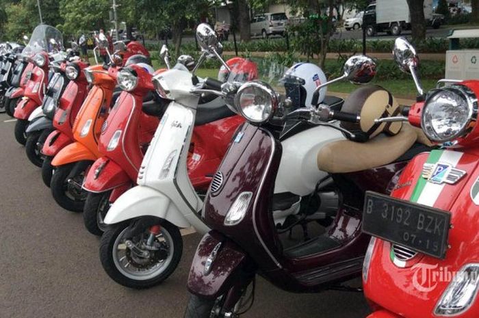Ratusan Vespa  bakal kawal pawai obor Asian Games 2018 di Jakarta