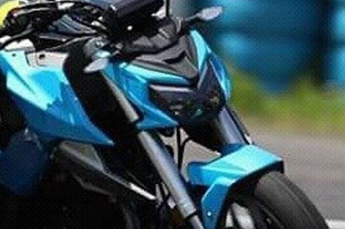 Gambar naked sport misterius yang diduga sebagai motor 250 cc Suzuk