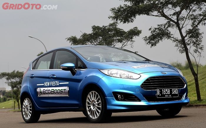 Ilustrasi Ford Fiesta yangberedar di Indonesia