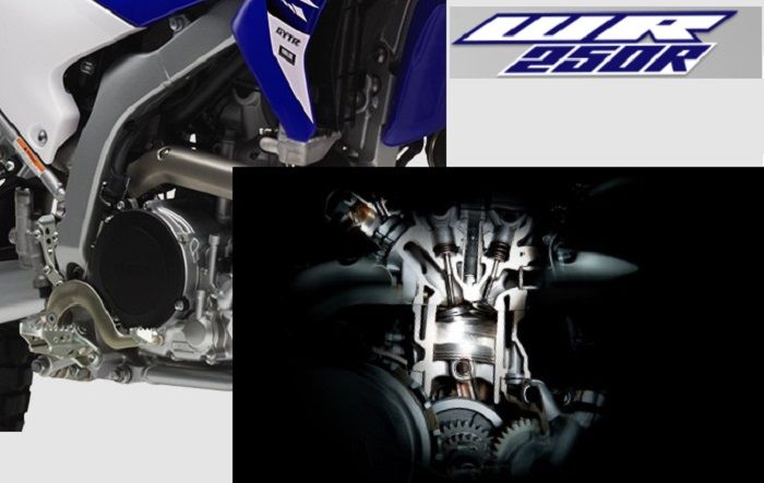 Performa mesin Yamaha WR250 R ada diatas Kawasaki KLX-250