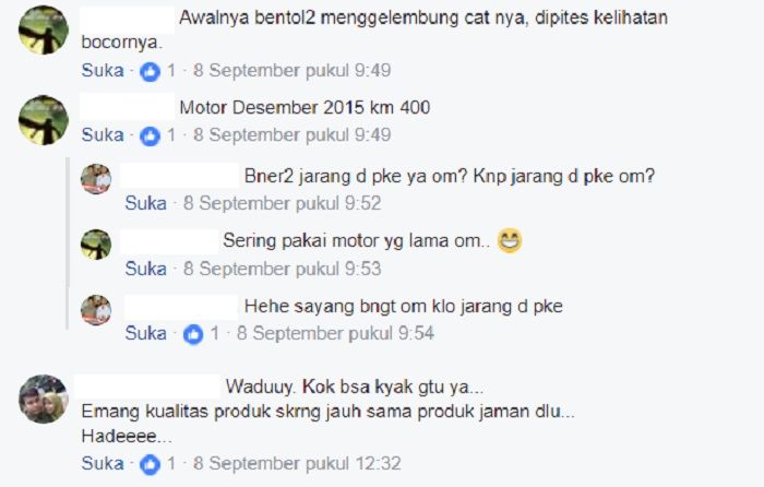 Gejala awal yang dialami pemilik
