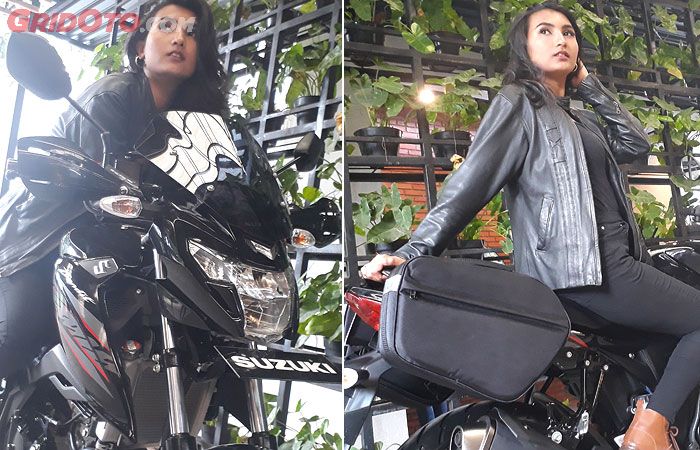 Suzuki GSX-150 Bandit Touring Edition punya windshield dan sidebag