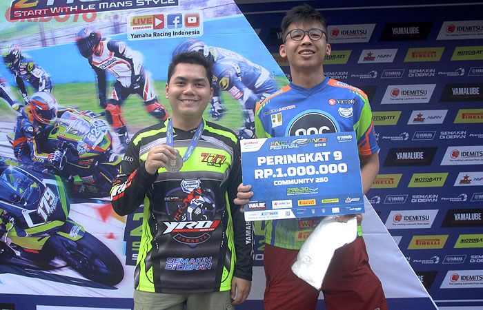 Jalu dan Tatsuya bisa meraih posisi ke-9