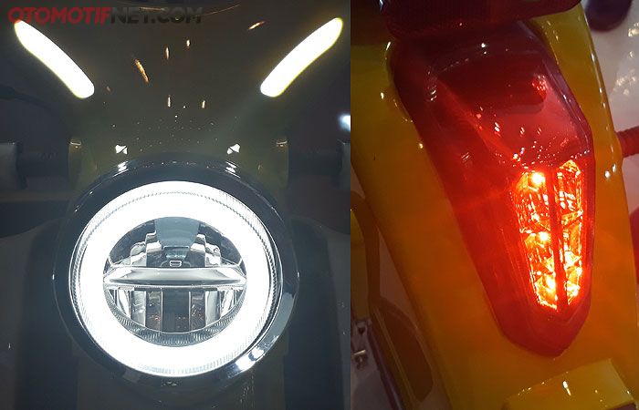 Lampu SM Motor Cub Classic sudah LED