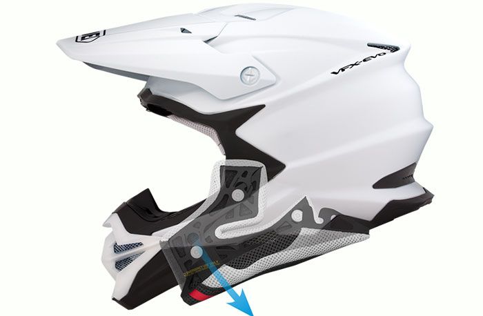 Fitur EQRS juga ada di helm motocross