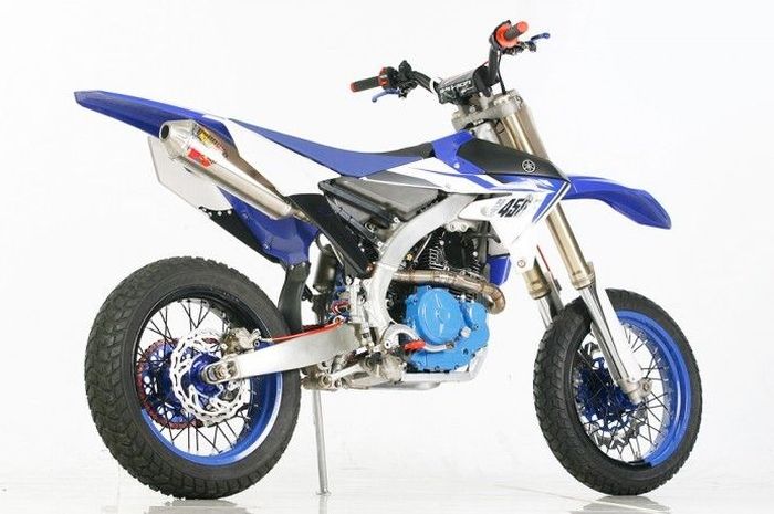 Ngidam Yamaha YZ450F, Scorpio Dirombak Jadi Seperti Ini 