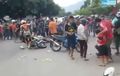 Duarr! Video Detik-detik Pembalap Road Race Tabrak Penonton