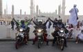 Angkat Topi, Tiga Bikers Turing ke Arab Untuk Umroh, Pakai Jupiter MX
