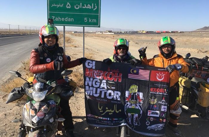 Gi Mekoh Nga Mutor bikers touring ke Mekkah